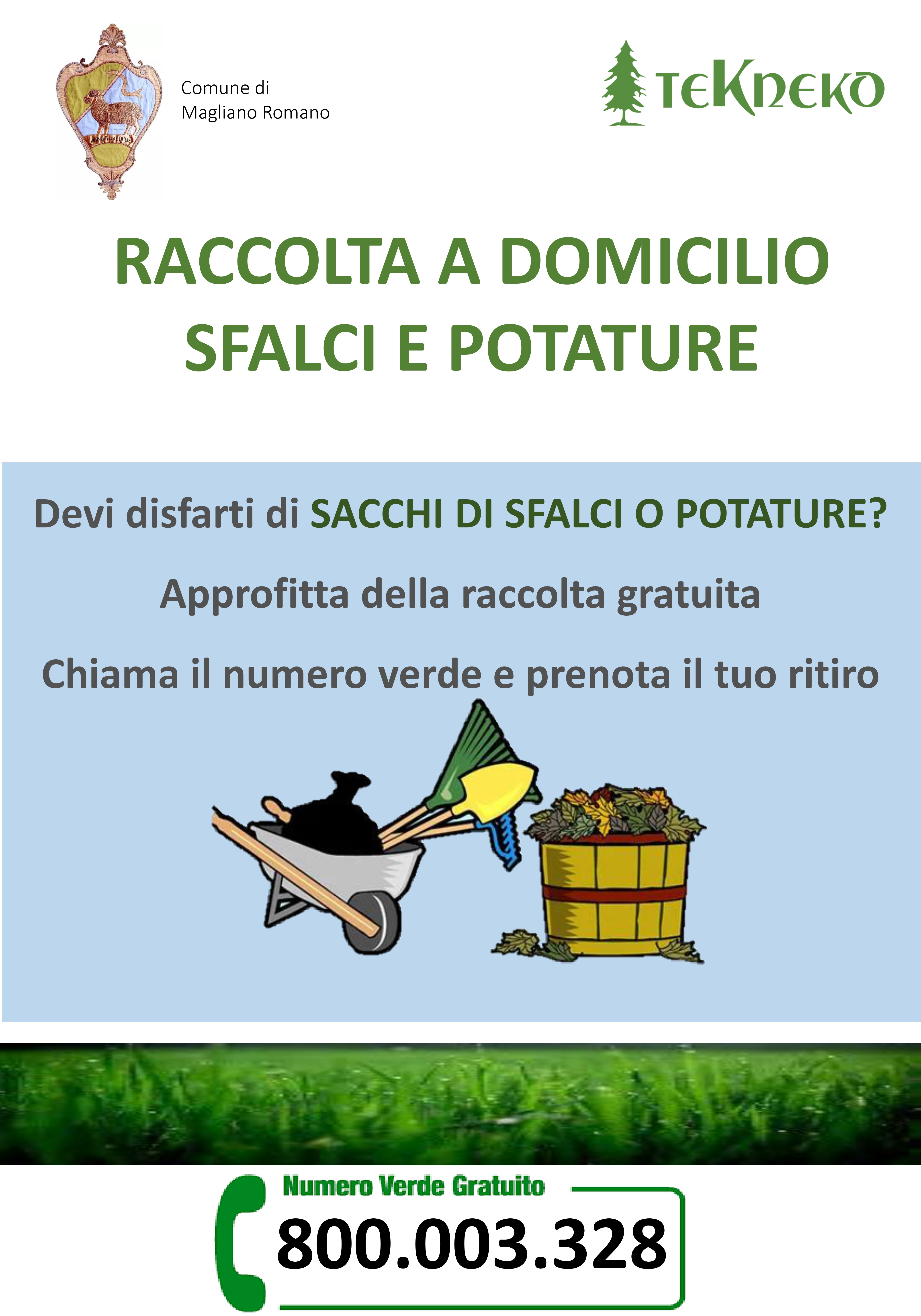 raccolta sfalci e potature