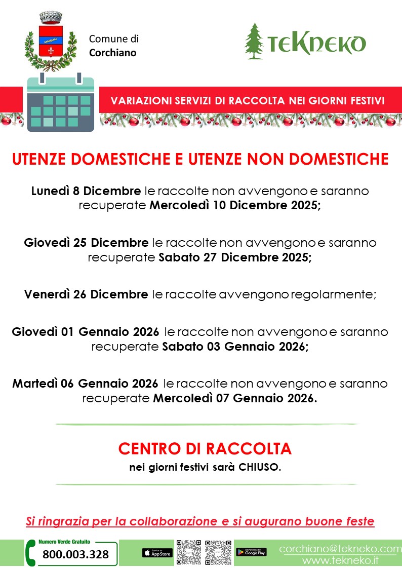 Festività Dicembre 2025