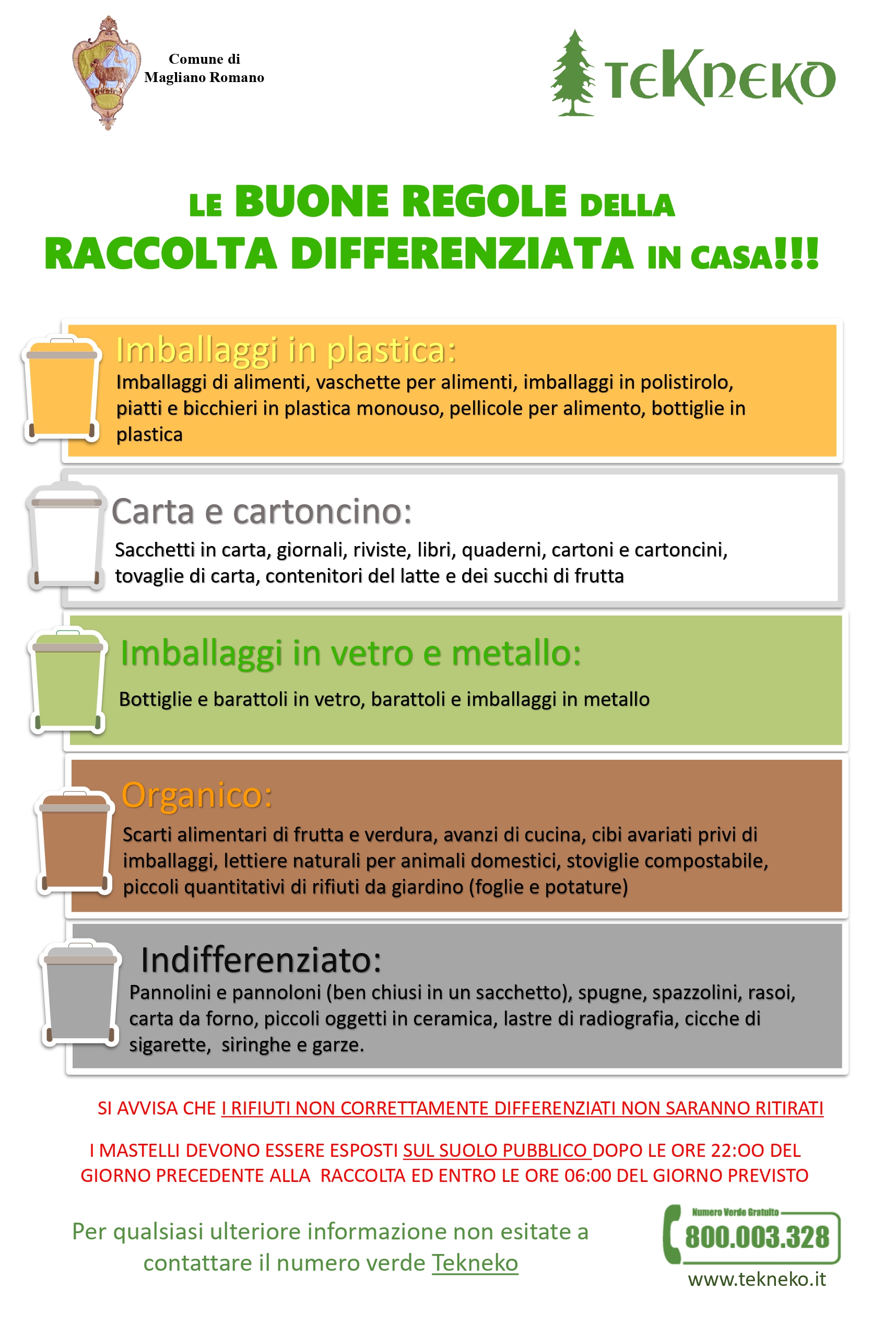 vademecum corretta raccolta differenziata