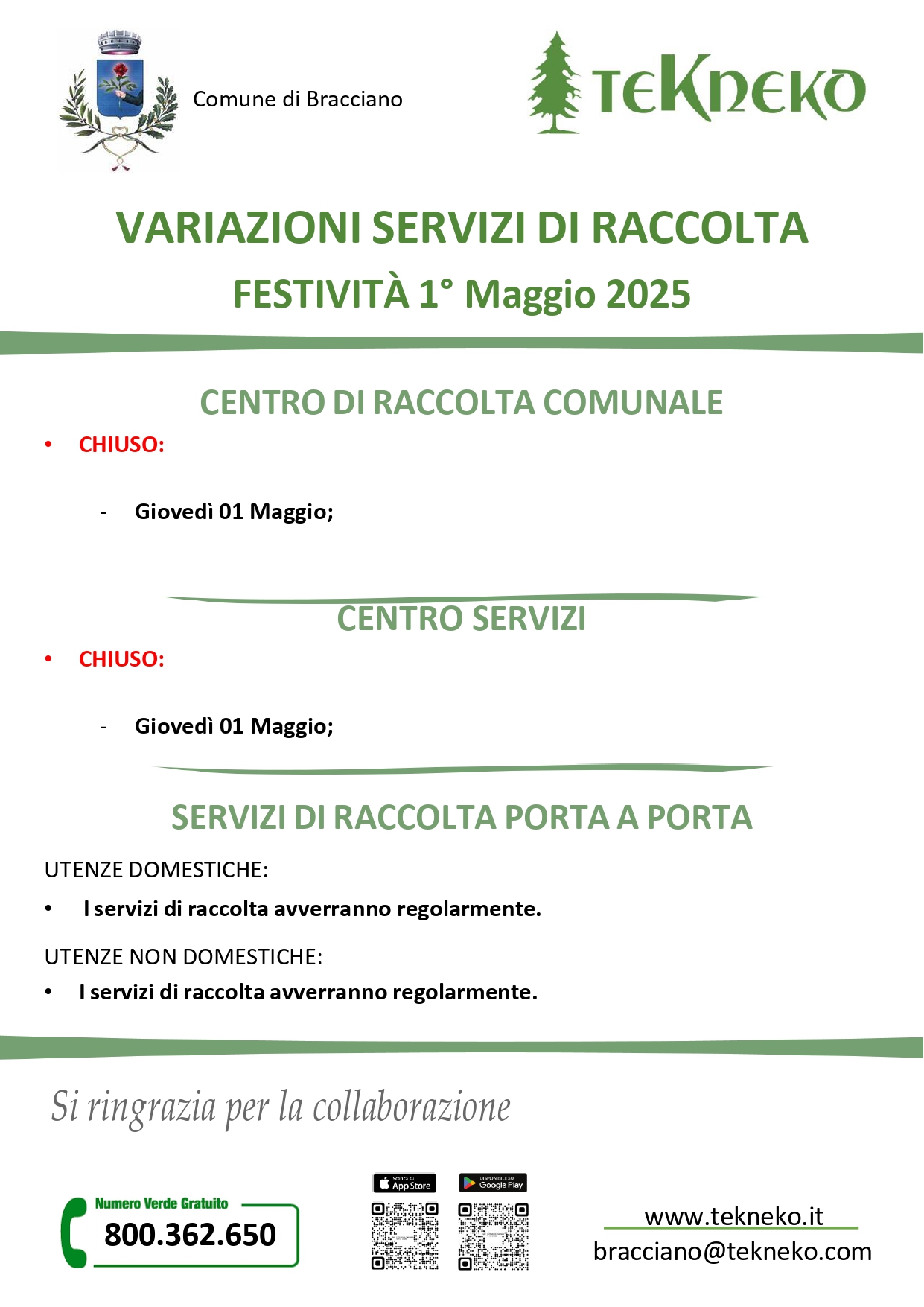 festività 1° maggio